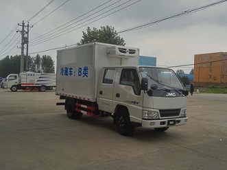 國(guó)五江鈴雙排座冷藏車 